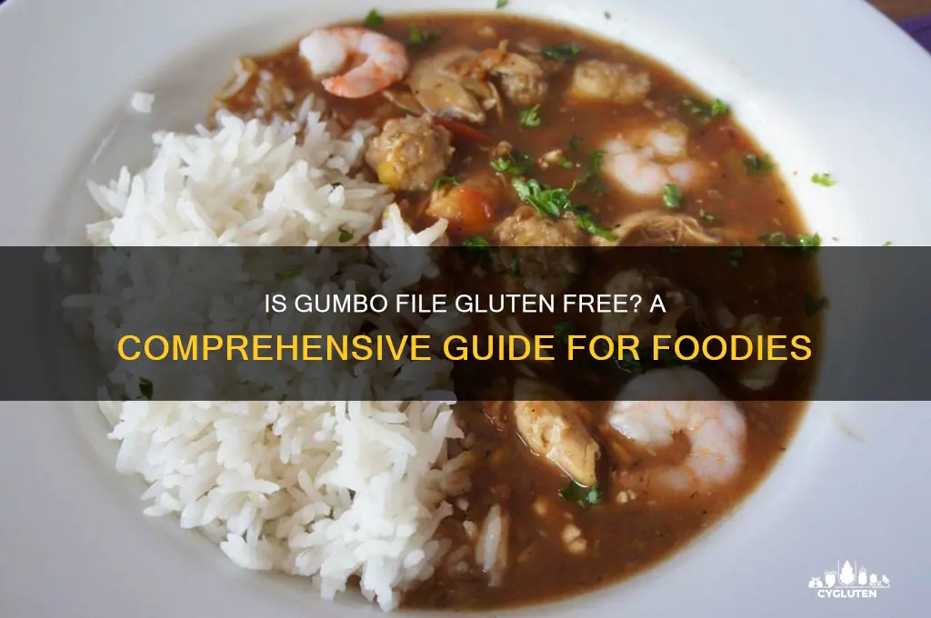 is gumbo file gluten free