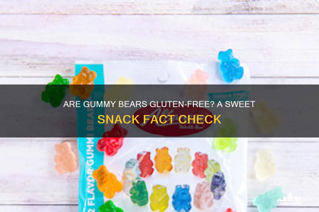 is gummy bears gluten free