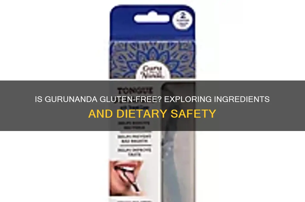 is gurunanda gluten free