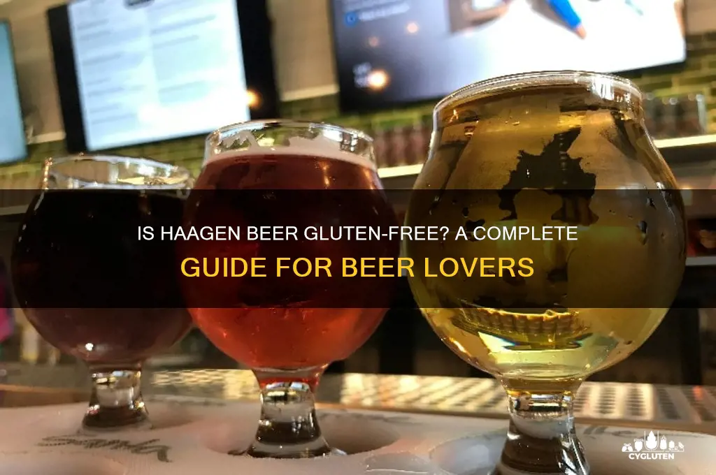 is haagen beer gluten free