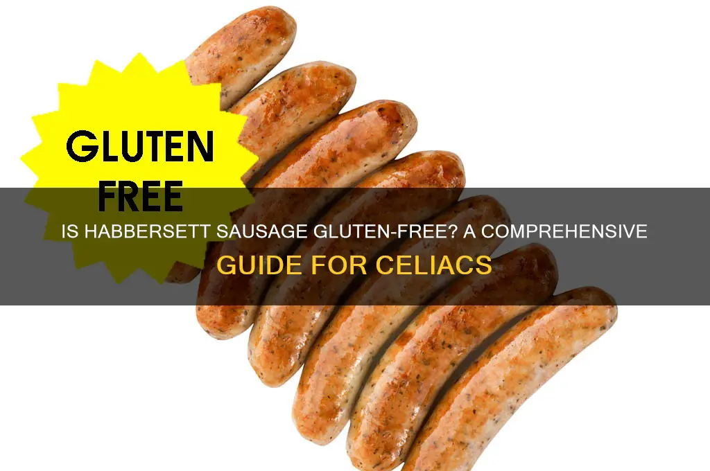 is habbersett sausage gluten free