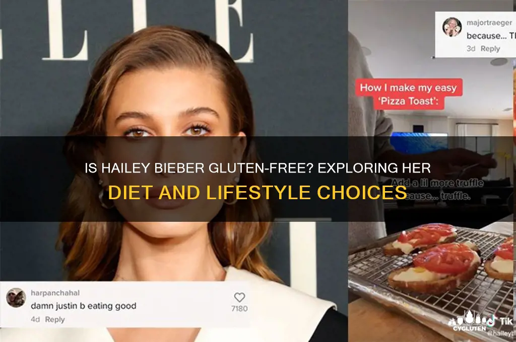 is hailey bieber gluten free