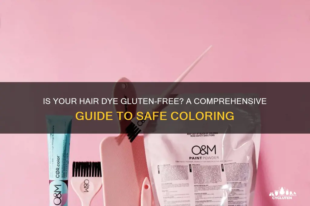 is hair dye gluten free