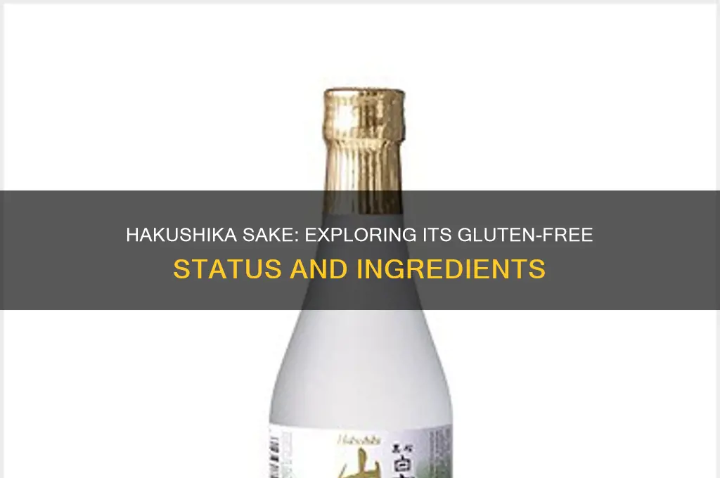 is hakushika sake gluten free