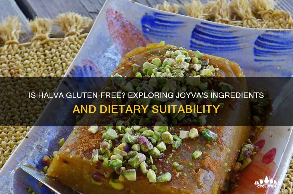 is halva gluten free joyva