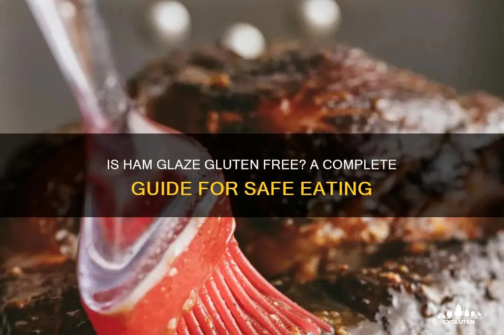 is ham glaze gluten free