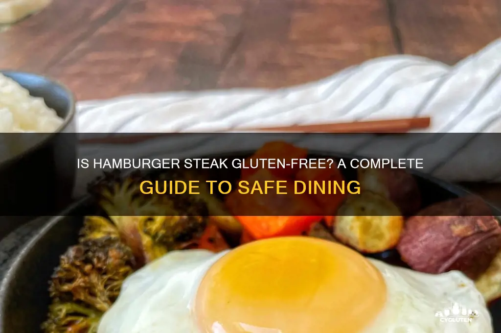 is hamburger steak gluten free