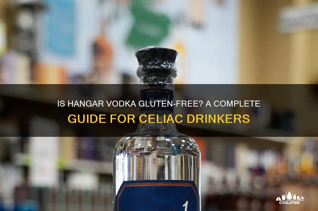 is hangar vodka gluten free
