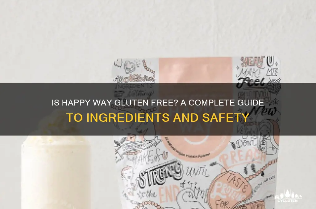 is happy way gluten free