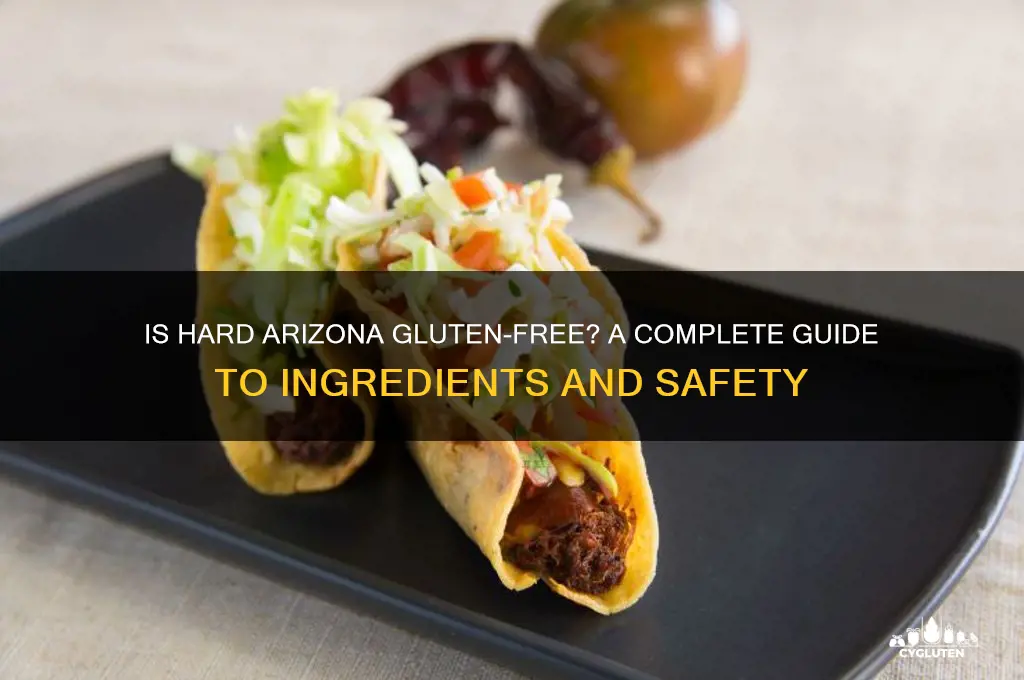 is hard arizona gluten free