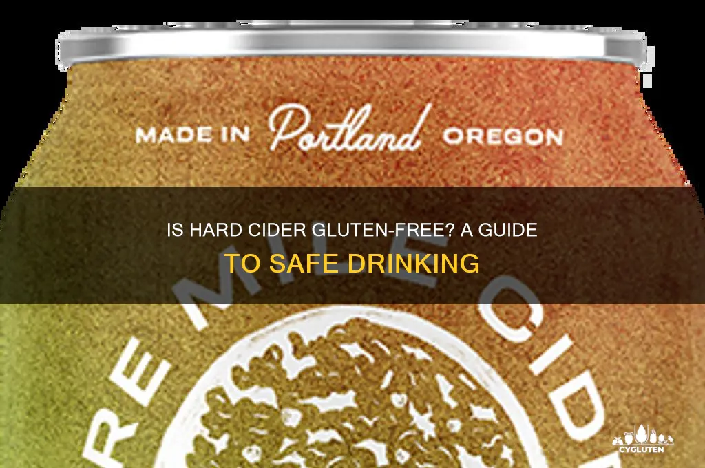 is hard cider gluten-free