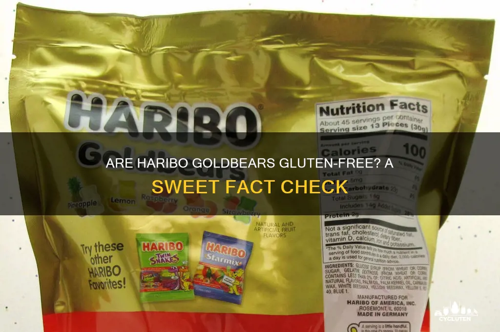 is haribo goldbears gluten free