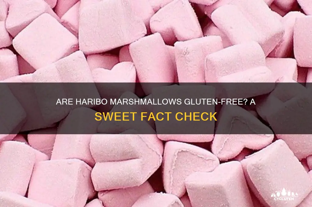 is haribo marshmallows gluten free