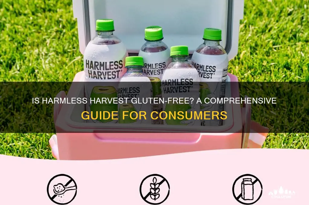 is harmless harvest gluten free