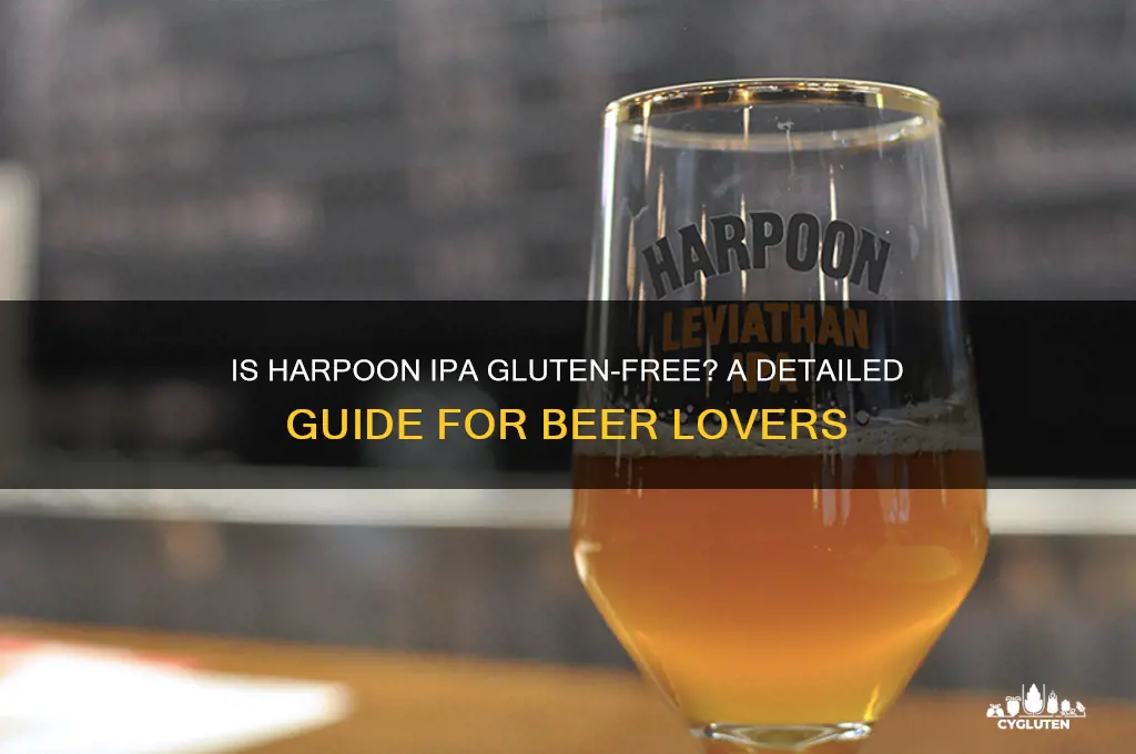 is harpoon ipa gluten free