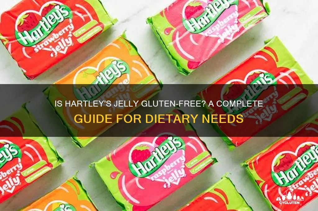 is hartleys jelly gluten free