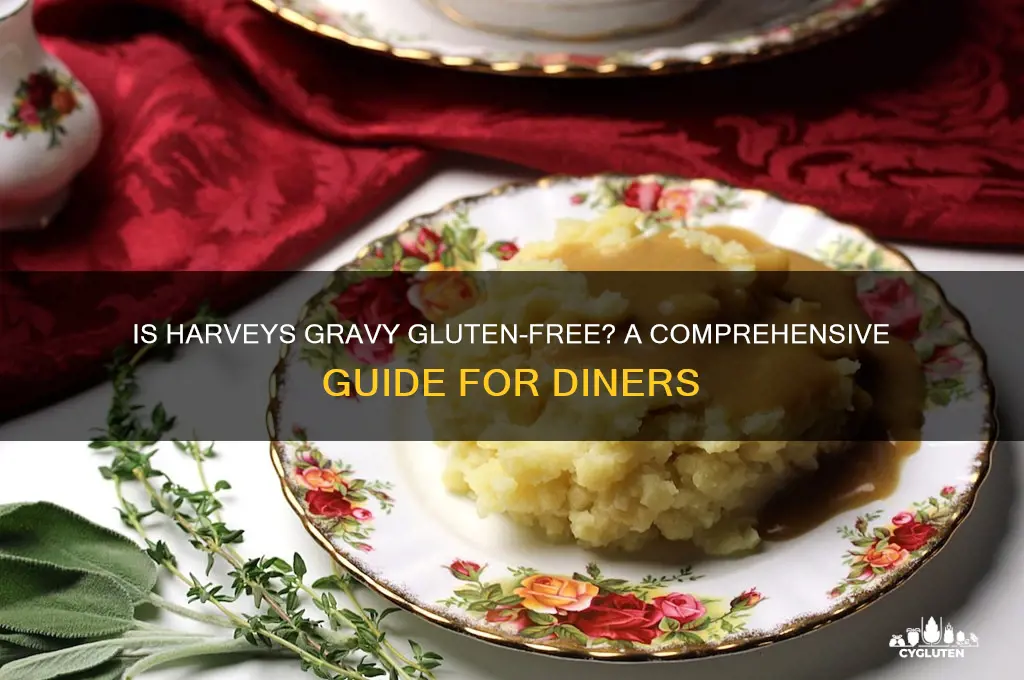 is harveys gravy gluten free