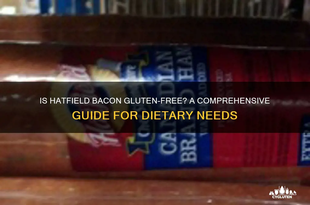 is hatfield bacon gluten free