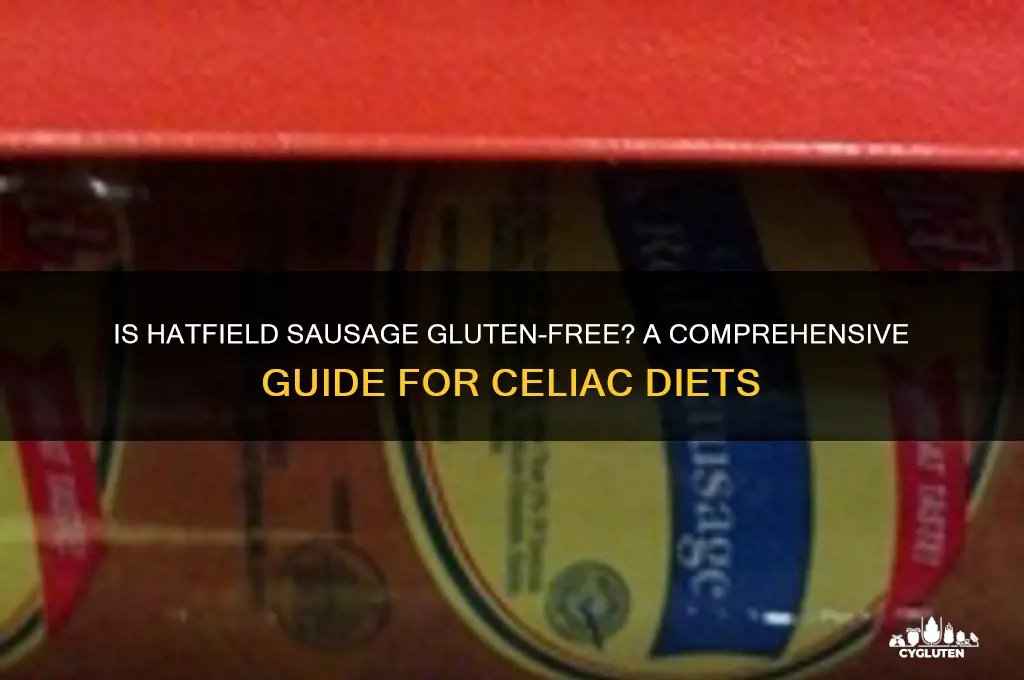 is hatfield sausage gluten free