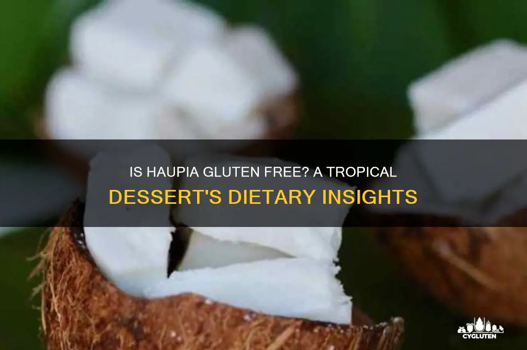 is haupia gluten free
