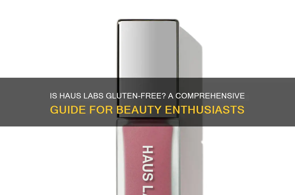 is haus labs gluten free