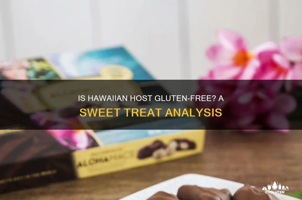 is hawaiian host gluten free