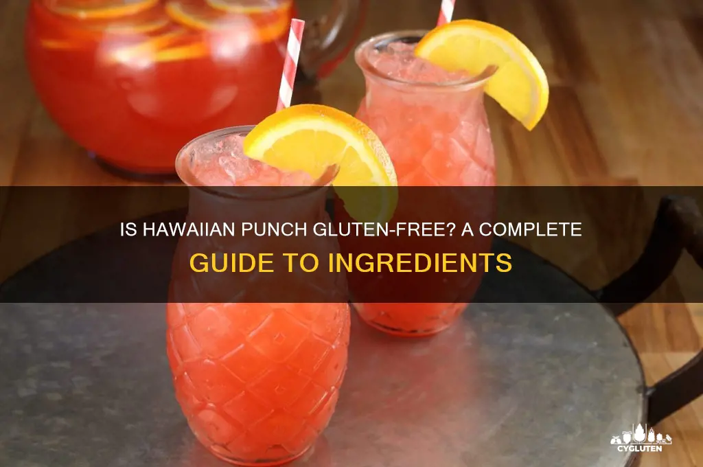 is hawaiian punch gluten free