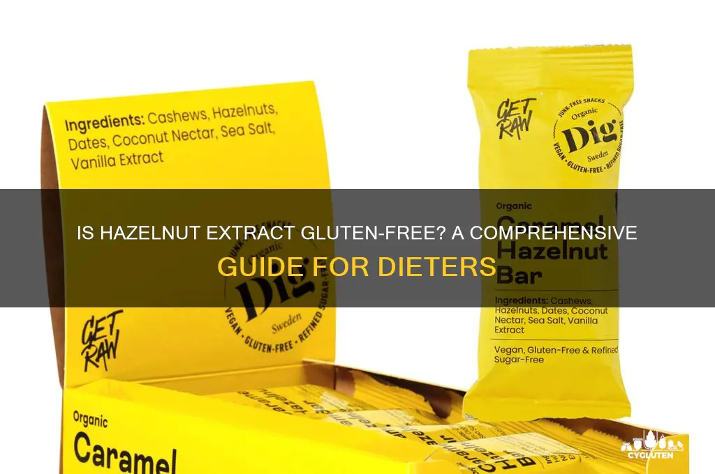 is hazelnut extract gluten free
