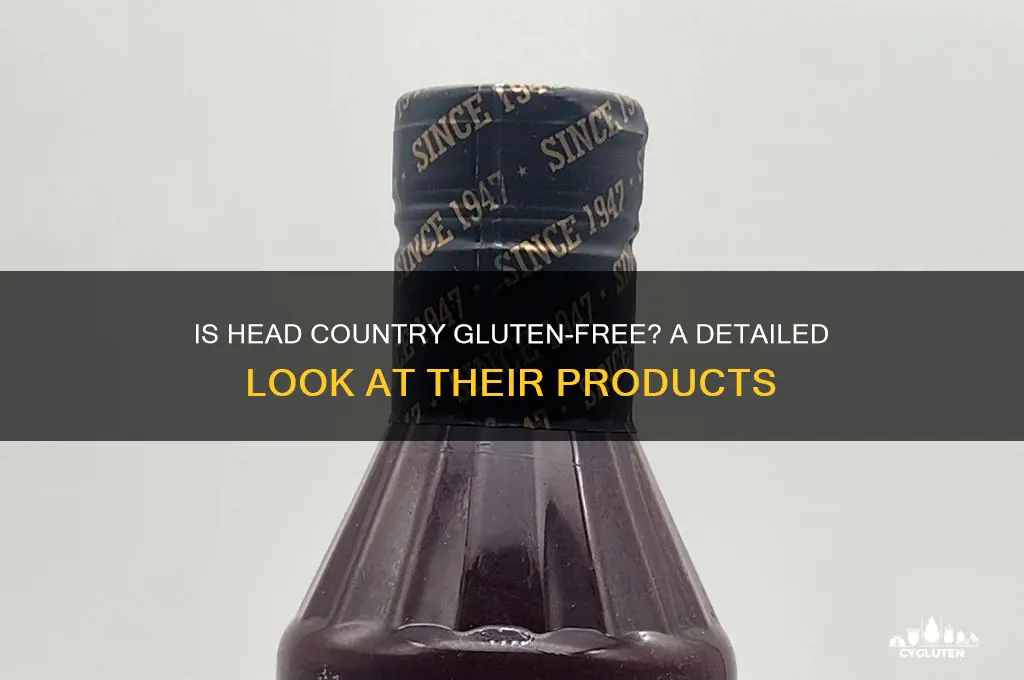 is head country gluten free