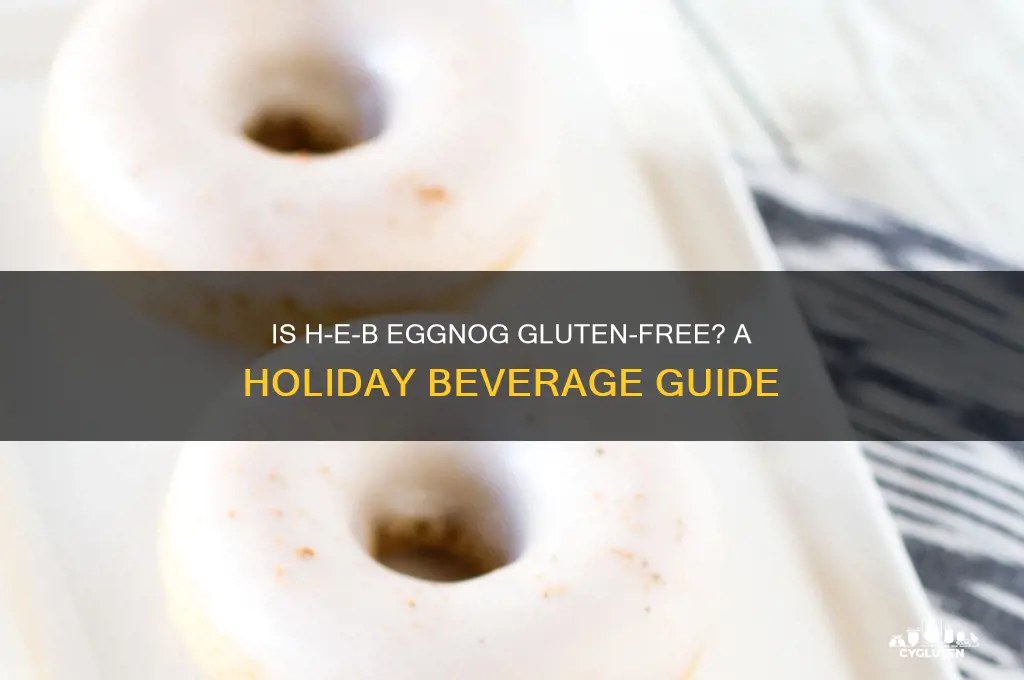 is heb eggnog gluten free