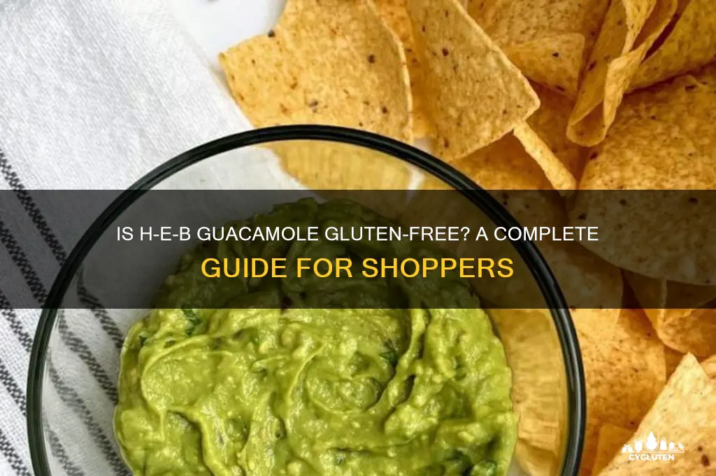 is heb guacamole gluten free