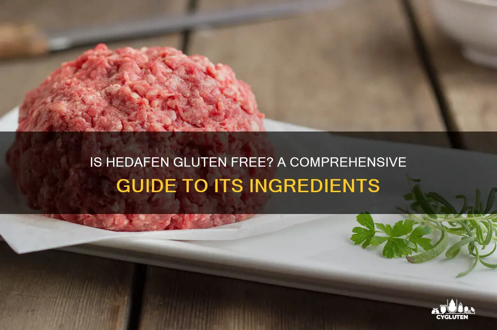 is hedafen gluten free