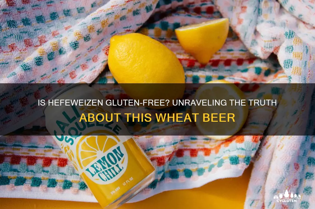 is hefeweizen gluten free
