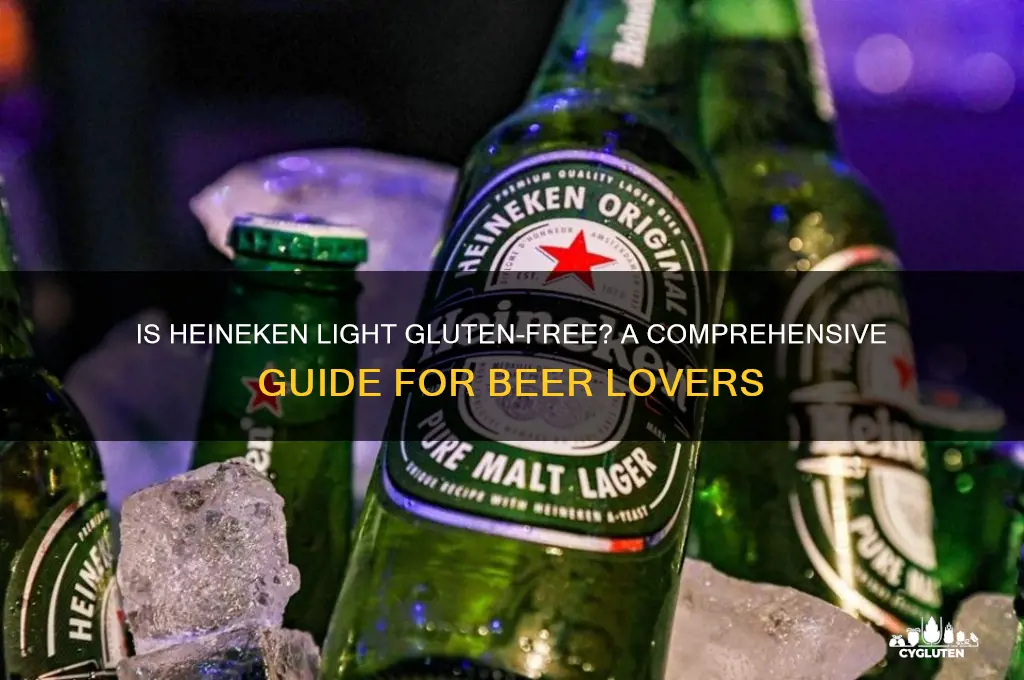is heineken light gluten free