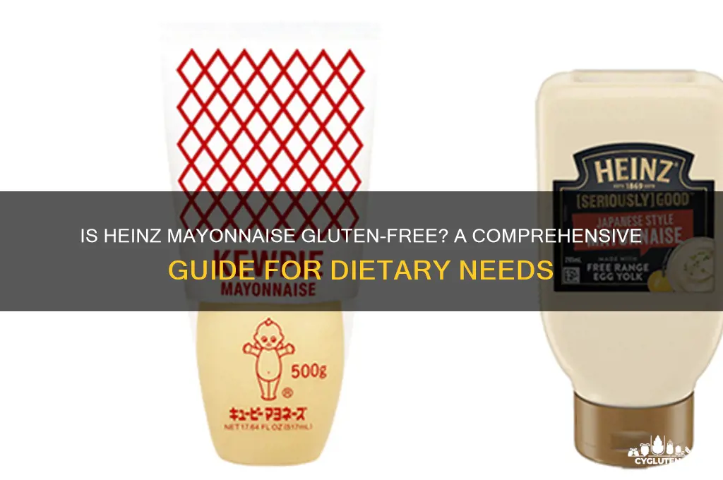 is heinz mayonnaise gluten-free