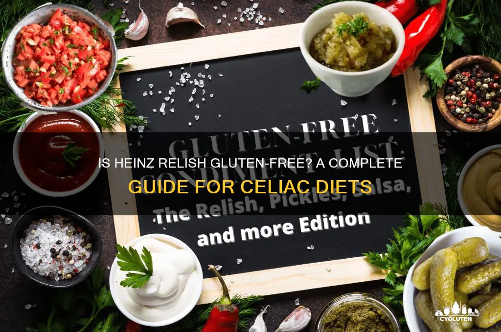 is heinz relish gluten free