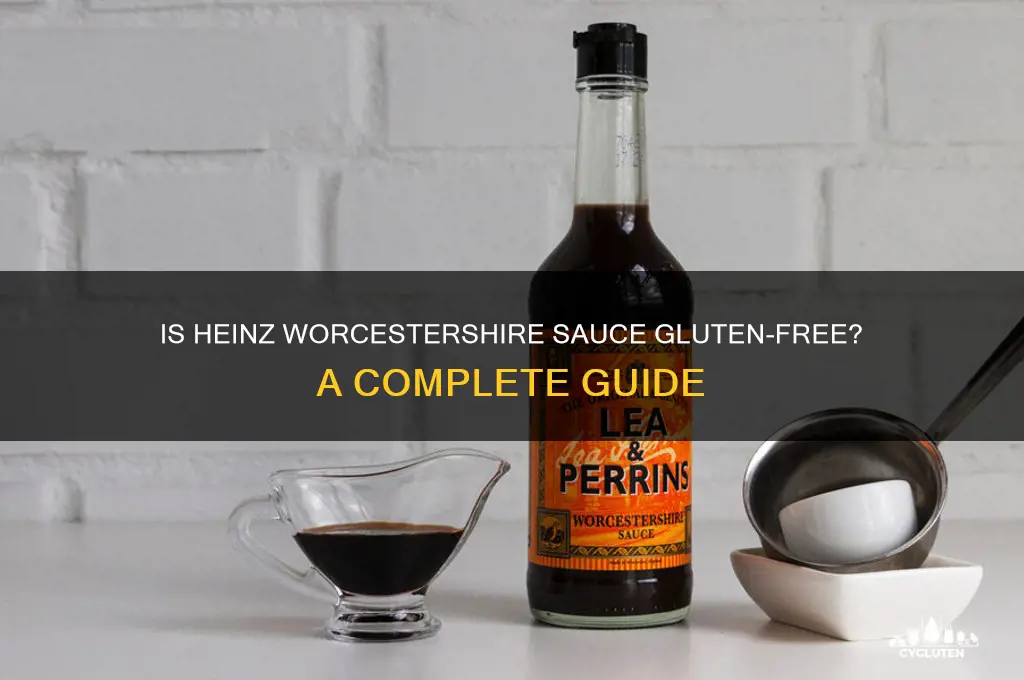is heinz worcestershire gluten free
