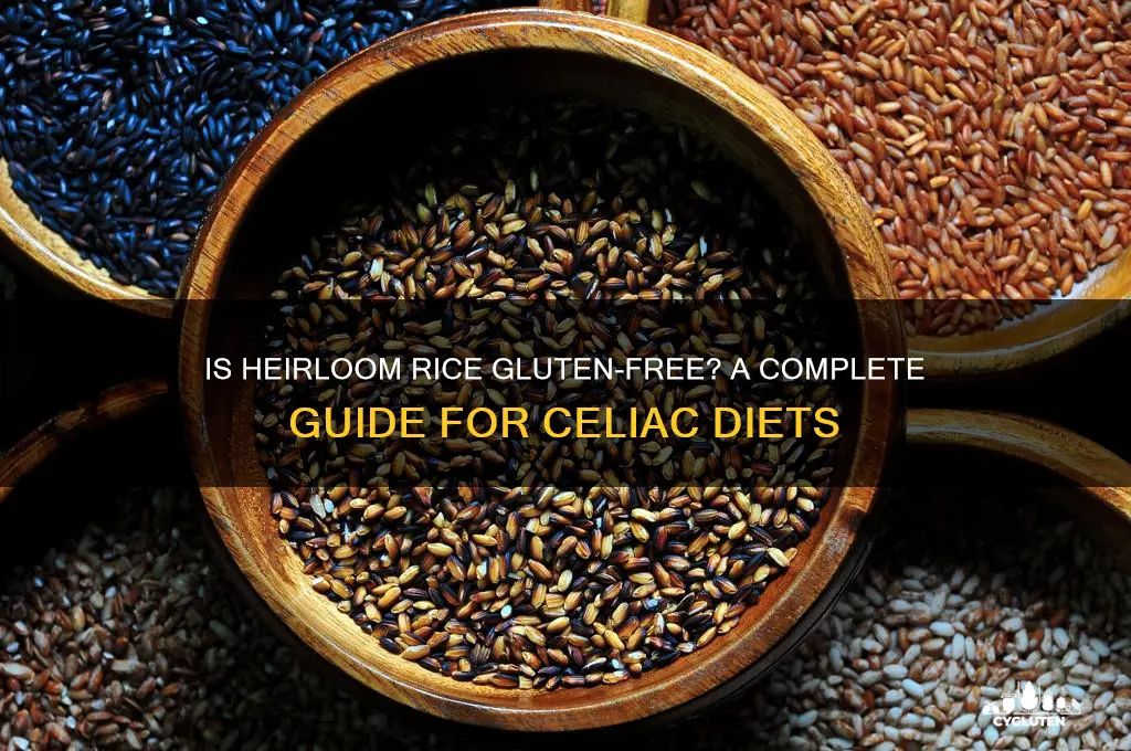 is heirloom rice gluten free