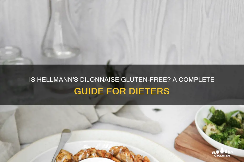 is hellmann dijonnaise gluten free