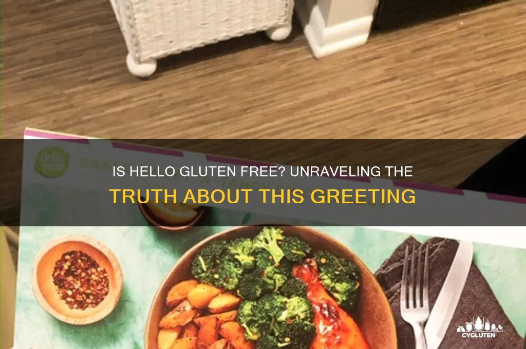 is hello gluten free