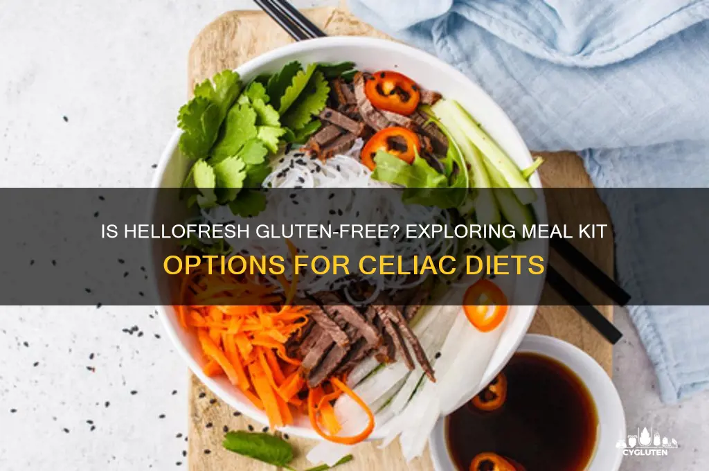 is hellofresh gluten free