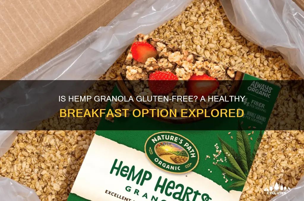 is hemp granola gluten free
