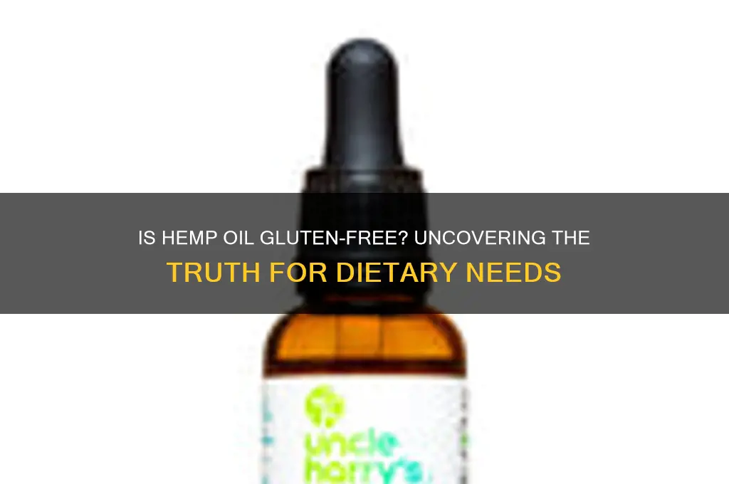 is hemp oil gluten free