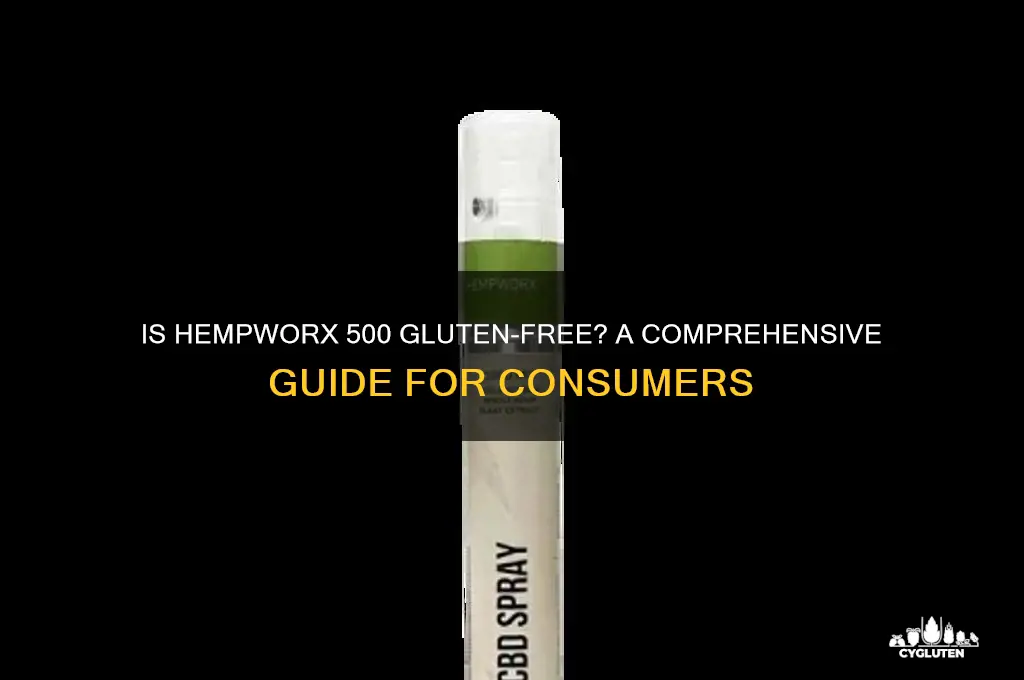 is hempworx 500 gluten free