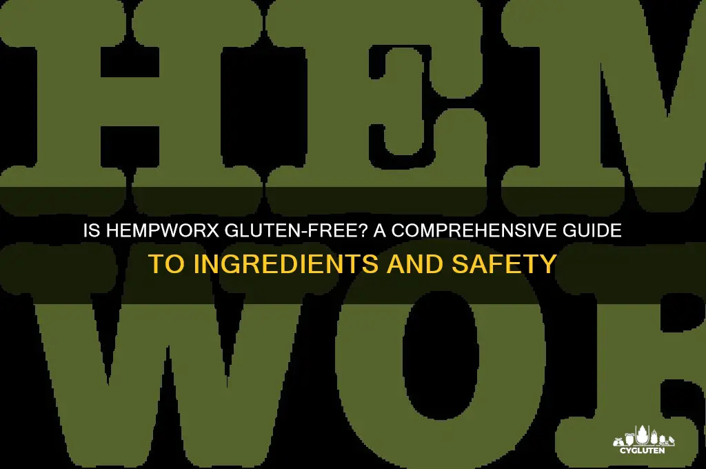 is hempworx gluten free