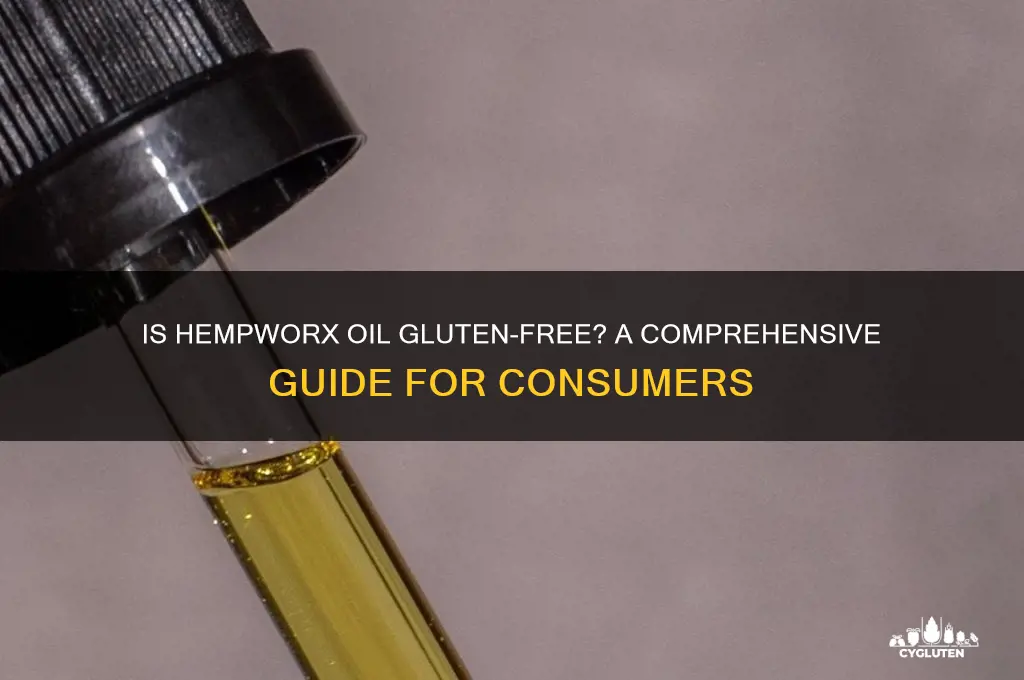 is hempworx oil gluten free