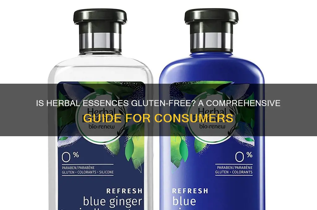 is herbal essences gluten free