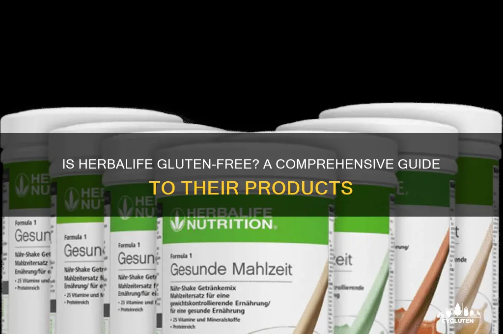 is herbalife gluten free