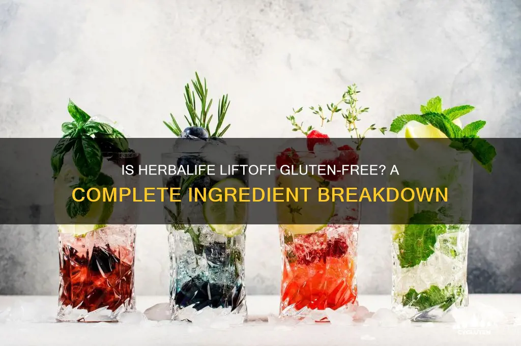 is herbalife liftoff gluten free
