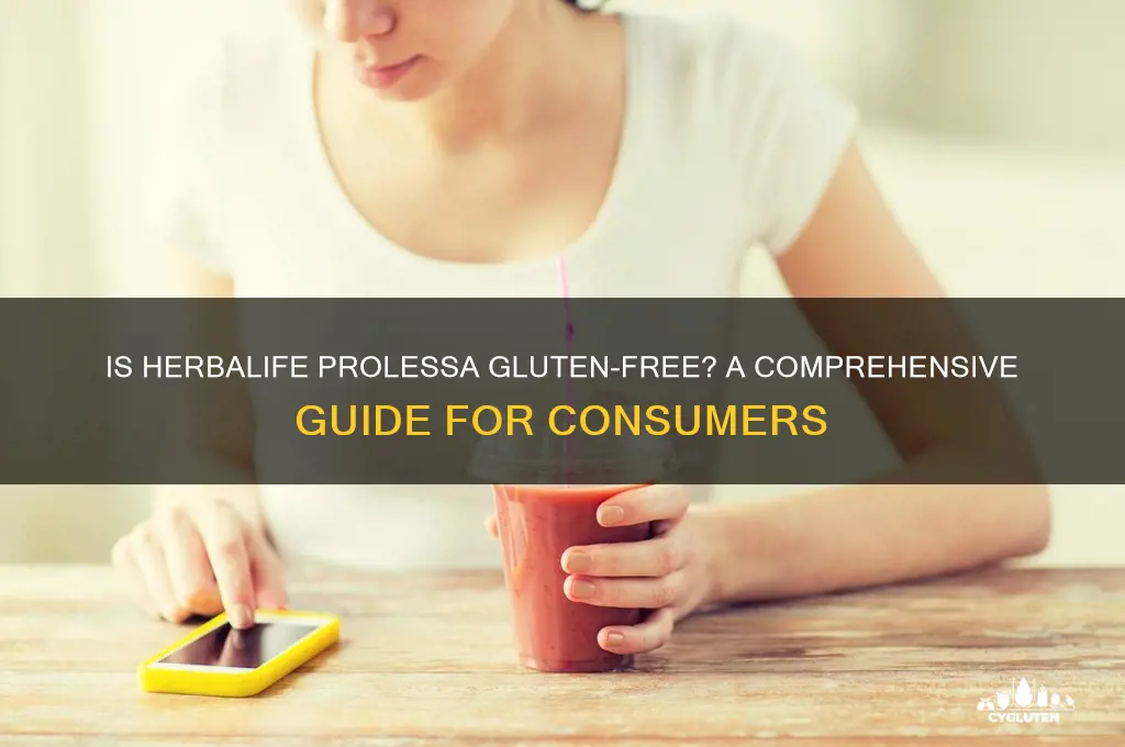 is herbalife prolessa gluten free
